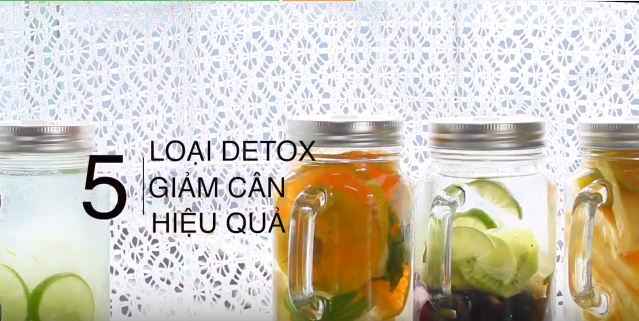 5 loại detox giảm cân hiệu quả