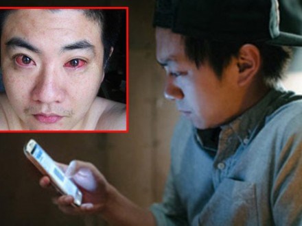 Dùng điện thoại trong bóng tối có nguy cơ mù tạm thời