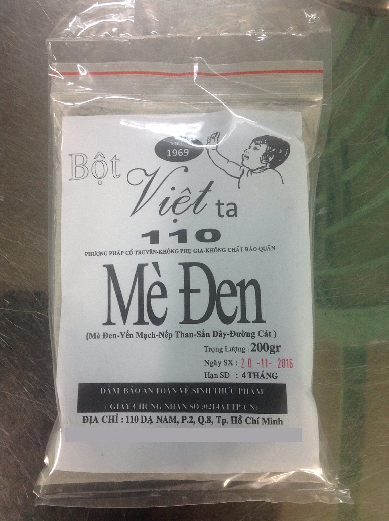 Bột Mè Đen (55.000 VND/200g)