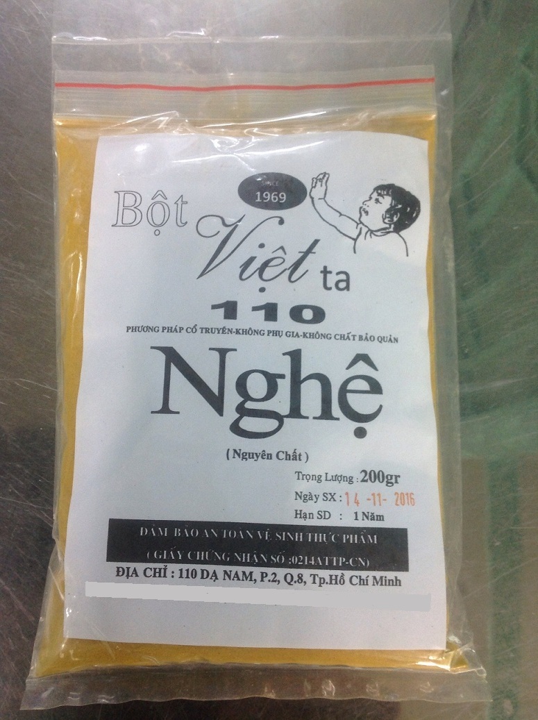 Bột Nghệ Vàng (80.000 VND/200g)