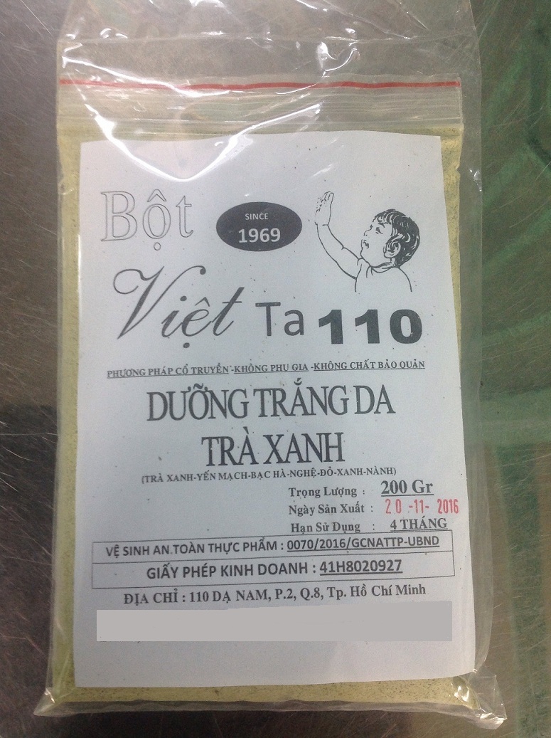 Bột Dưỡng Da Trà Xanh (80.000 VND/200g)