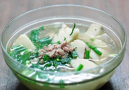 dinhduonghoc.com - Canh khoai sọ
