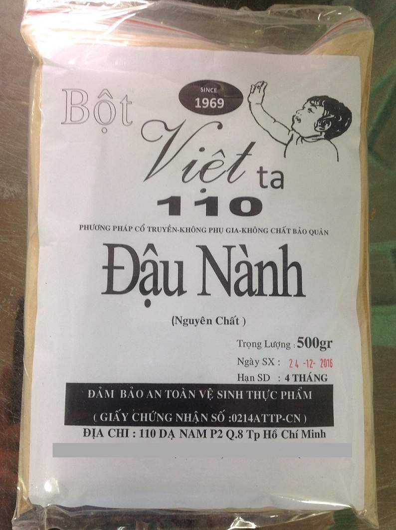 dinhduonghoc.com - bột đậu nành việt ta 110